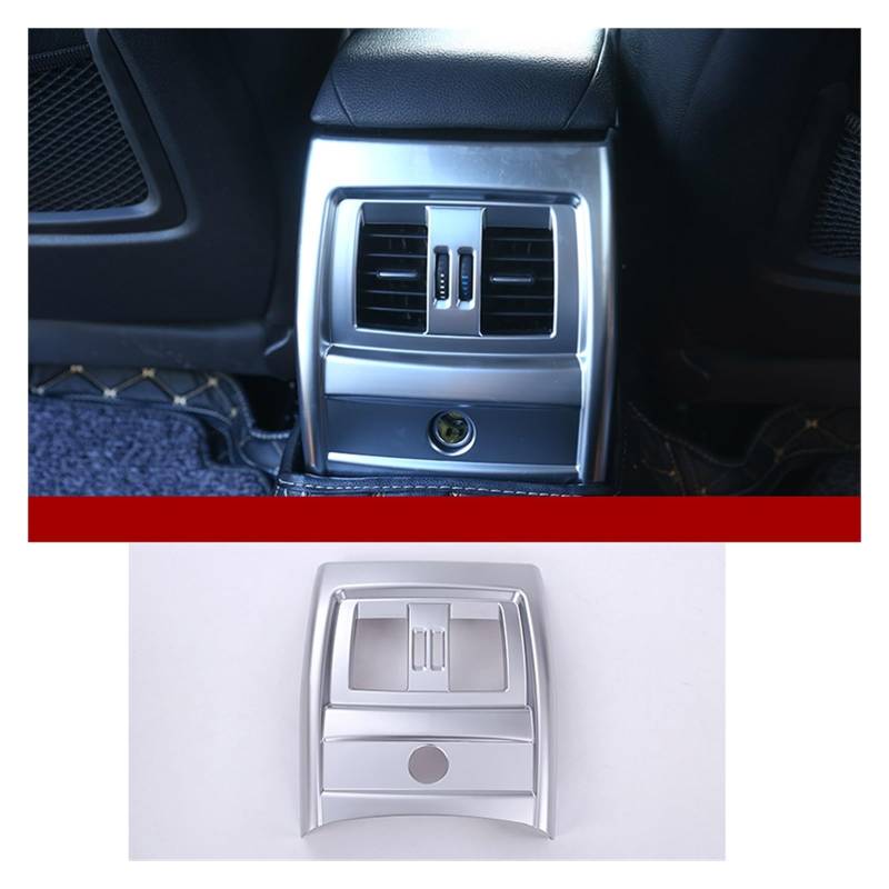 Auto Innenraum Zubehör Für 3 4 Serie 3GT F30 F31 F32 F34 F36 ABS Auto Armlehne Box Hinten Klimaanlage Air Outlet Rahmen Abdeckung Trim Auto Zubehör Auto Innen Zubehör(Style B Silver) von LEIFEIS