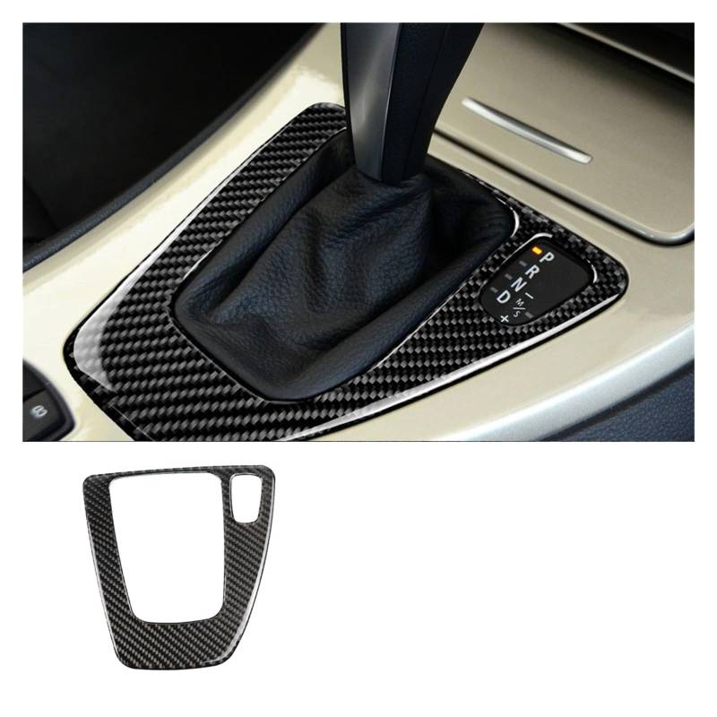 Auto Innenraum Zubehör Für 3 Serie E90 E92 E93 2005-2012 Carbon Fiber Center Konsole Getriebe Shift Rahmen Panel Aufkleber Auto Zubehör LHD RHD Auto Innen Zubehör(RHD) von LEIFEIS