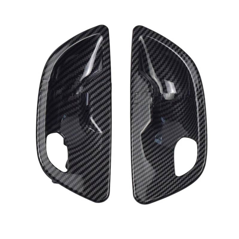 Auto Innenraum Zubehör Für 5 Series F10 F11 F18 520i 523i 2010-2017 Innen Links Rechts Türöffnung Griff Bowl Cover Panel Trim Ersatz-Set Auto Innen Zubehör(Carbon Fiber) von LEIFEIS