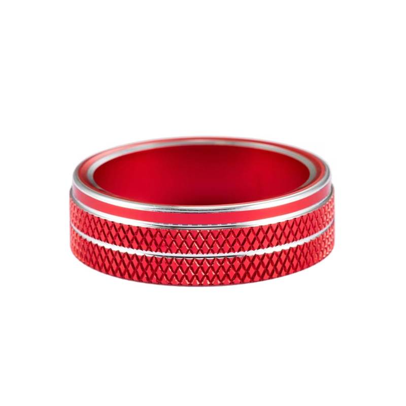 Auto Innenraum Zubehör Für Chevrolet Für Cruze Für Malibu Auto Scheinwerfer Schalter Taste Knopf Trim Abdeckung Ring Auto Innen Zubehör(Red) von LEIFEIS