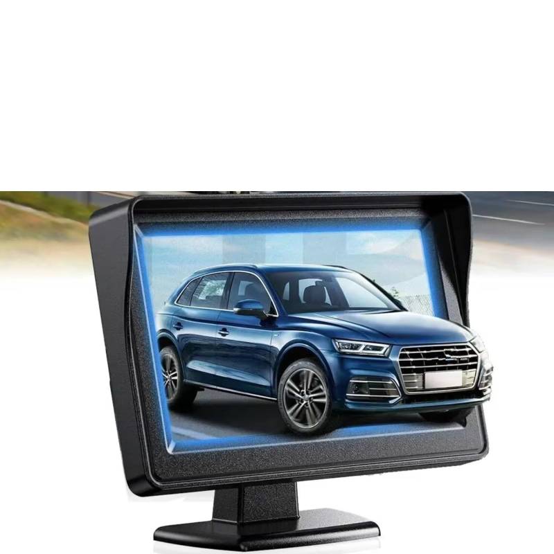 Einparkkamera Kamera 170 ° Auto Infrarot Auto Nachtsicht Wasserdicht Parkplatz Rückfahr HD Bild Sensor Rückansicht Auto-Rückfahrkamera(4.3inch Monitor) von LEIFEIS