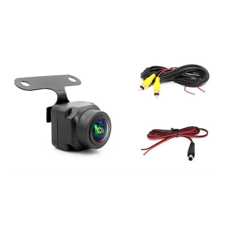 Einparkkamera Kamera 4K RCA HD 1920x1080P 180 Grad Fisheye Glaslinse Nachtsicht AHD Parkkamera Auto-Rückfahrkamera(CVBS AHD) von LEIFEIS