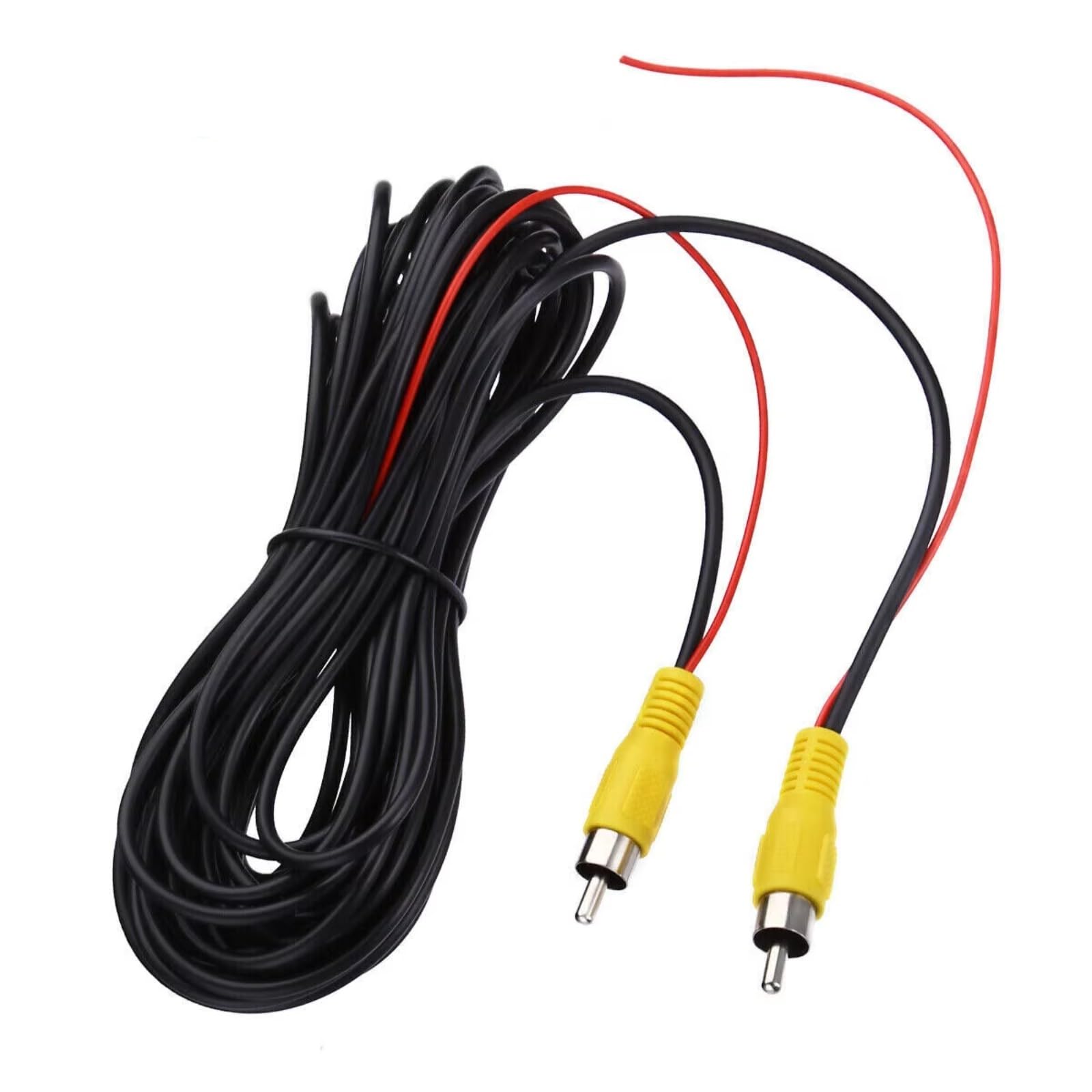 Einparkkamera Kamera Auto Auto RCA Verlängerung Video Kabel Rückansicht Backup Kamera & Erkennung Draht Auto-Rückfahrkamera(6M RCA Video Cable) von LEIFEIS