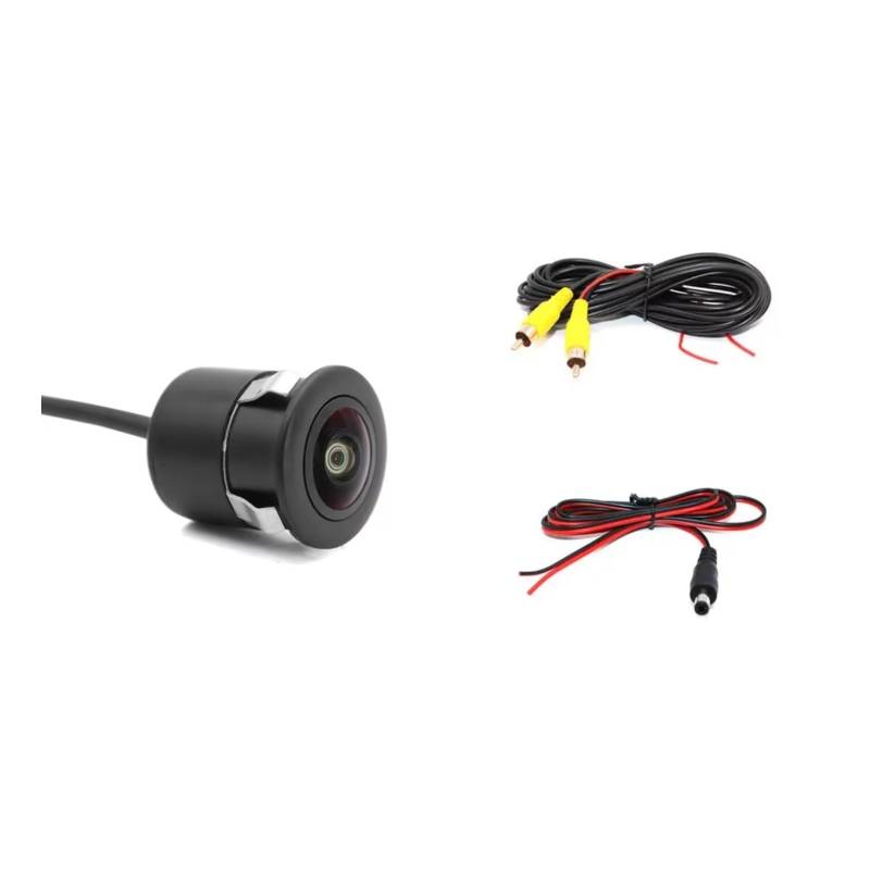 Einparkkamera Kamera Auto Kamera AHD 1080P 180 ° Mit Control Kabel IP68 Wasserdicht Nachtsicht Auto Radio Auto-Rückfahrkamera(720P) von LEIFEIS