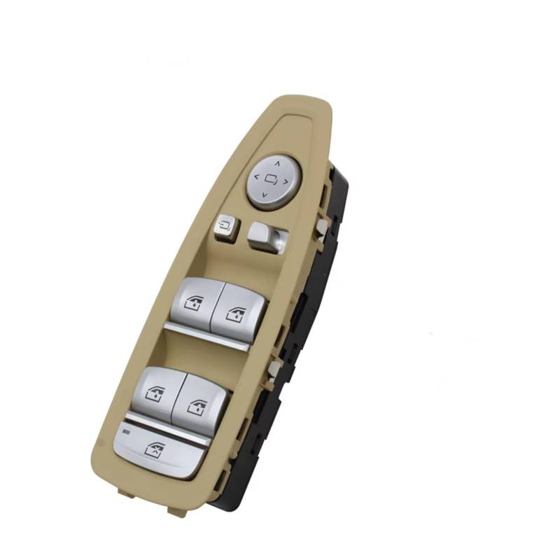 Elektrische Fensterheber Schalter Für 1 3 4 Serie F20 F30 F31 F34 F35 F36 Auto Innentür Fensterheber Regler Schalter Steuertaste mit Abdeckung Trim(Beige A Driver Door) von LEIFEIS