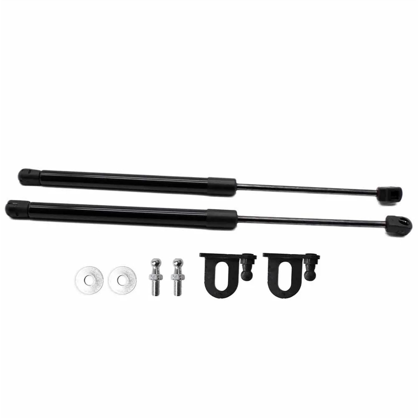 Gasfeder Motorhaube Für Für Eclipse 1G 1990-1994 Fronthaube Motorhaube Modifizieren Gasdruckfedern Stoßdämpfer Lift Unterstützt Auto-Styling Absorber Gasfeder Dämpfer Motorhaube(Normal Black) von LEIFEIS