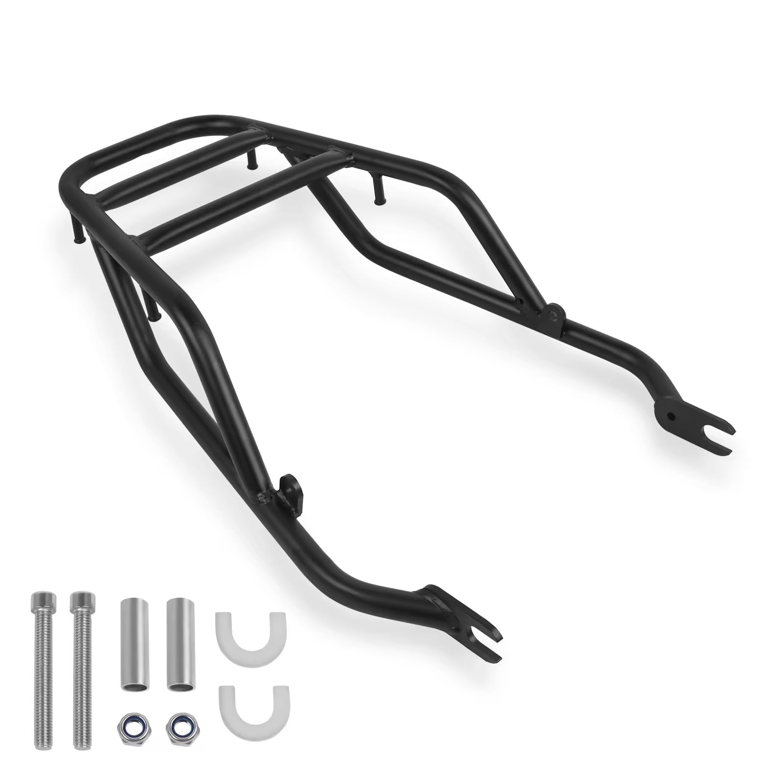 Heckgepäckträger Für Kawasaki W800 W650 W400 W 800 650 400 Touring Schwanz Träger Halter Für Regal Lagerung Halterung Motorrad Hinten Rack Gepäck Motorrad-Gepäckträger Hinten(Schwarz) von LEIFEIS