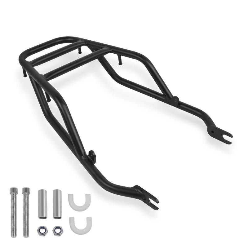 Heckgepäckträger Für Kawasaki W800 W650 W400 W 800 650 400 Touring Schwanz Träger Halter Für Regal Lagerung Halterung Motorrad Hinten Rack Gepäck Motorrad-Gepäckträger Hinten(Schwarz) von LEIFEIS