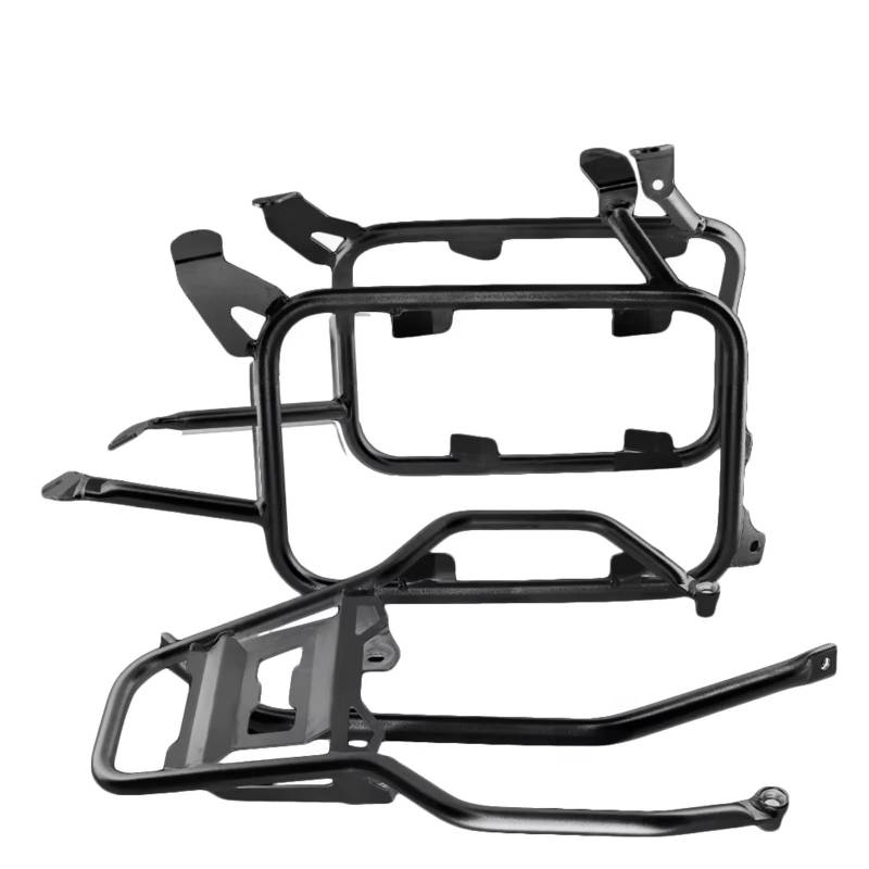 Heckgepäckträger Für R1250GS Für R1200GS LC Abenteuer Pannier Rack Schwanz Box Rahmen Motorrad-Gepäckträger Hinten(Black A Set) von LEIFEIS