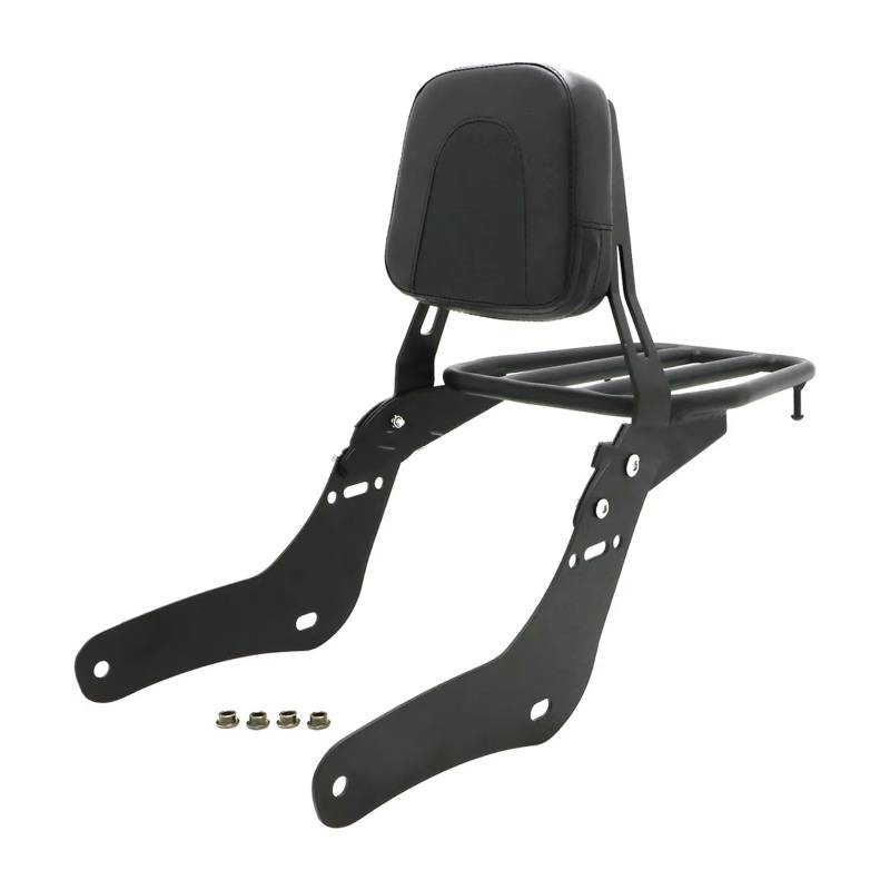 Heckgepäckträger Für Rebel Für CMX1100 Für CM1100 2017-2023 Motorradteile Beifahrer Abnehmbarer Gepäckträger Rückenlehne Sissy Bar Motorrad-Gepäckträger Hinten von LEIFEIS