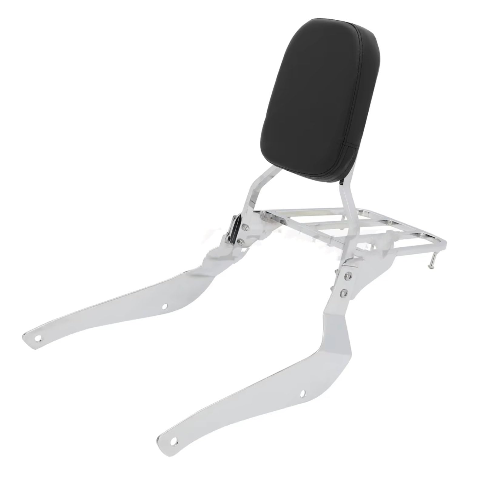 Heckgepäckträger Für Suzuki Für Boulevard M50 2005-2009 C50 2005-2011 Für Intruder Für Volusia VL800 2001-2012 Motorrad-Rückenlehne Sissy Bar Gepäckträger Motorrad-Gepäckträger Hinten(Chrome) von LEIFEIS