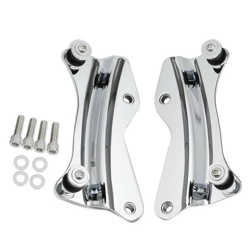 Heckgepäckträger Für Tour Für Pak Für Touring Für Road Für King Für Road Für Glide Für Street 2014-2022 Motorrad Two Up Pack Mount Gepäckträger Docking Hardware Kit Motorrad-Gepäckträger Hinten(Hardwa von LEIFEIS