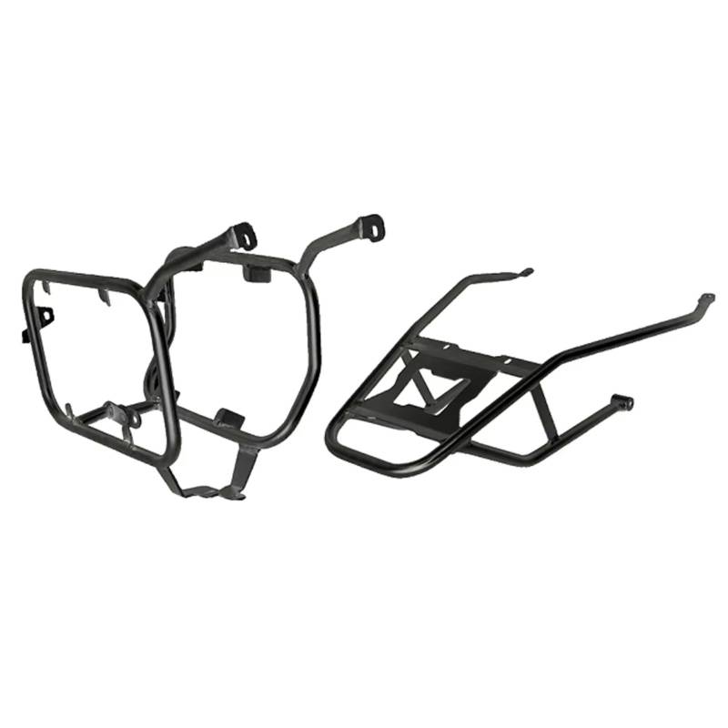 Heckgepäckträger Für X-ADV750 Für XADV 750 Für XADV750 2021 2022 2023 Motorrad Edelstahl Panniers Rack Hinten Topcase Gepäck Halterung Unterstützung Motorrad-Gepäckträger Hinten(Schwarz) von LEIFEIS