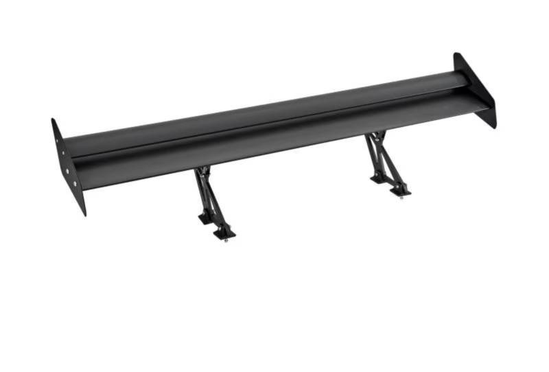 Kofferraumspoiler Autospoiler 53,1 Zoll Universal-Spoiler Mit Doppelstöckigem Auto-Heckspoilerflügel, Rennspoiler Für BGW Für JDM Drift, Schwarz Heckspoiler(43.5x8.7x5.1 in) von LEIFEIS