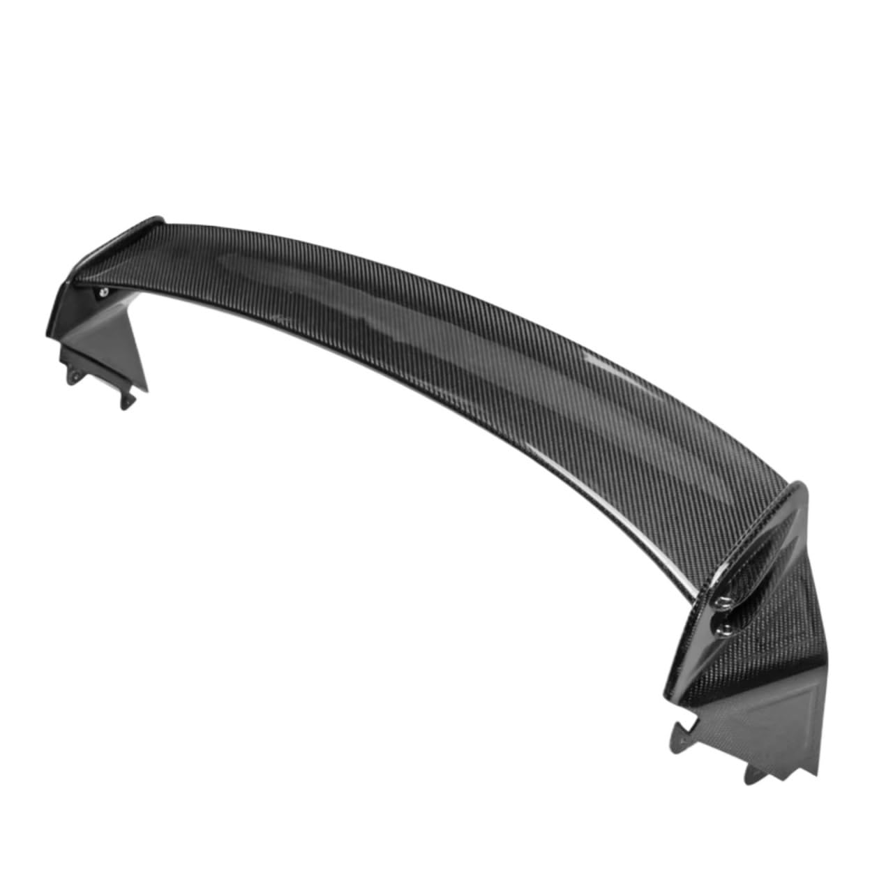 Kofferraumspoiler Für Mini Für Cooper R56 Ver.2.11/2,12 Auto-Styling Carbon Faser Dach Spoiler Glänzend Finish Hinten Flügel Lip Faser Splitter Drift Kit Heckspoiler(Carbon Fiber) von LEIFEIS