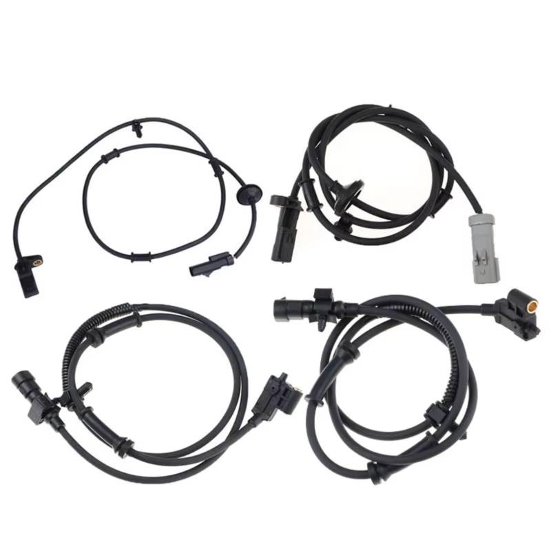 Raddrehzahlsensor Vorne Für Jeep Für Grand Für Cherokee WJ 1999-2004 56041317AB 56041316AA 56041308AA 56041509AA 56041317AC Vorne Hinten Links Rechts ABS Sensor Raddrehzahlsensor(4PCS) von LEIFEIS