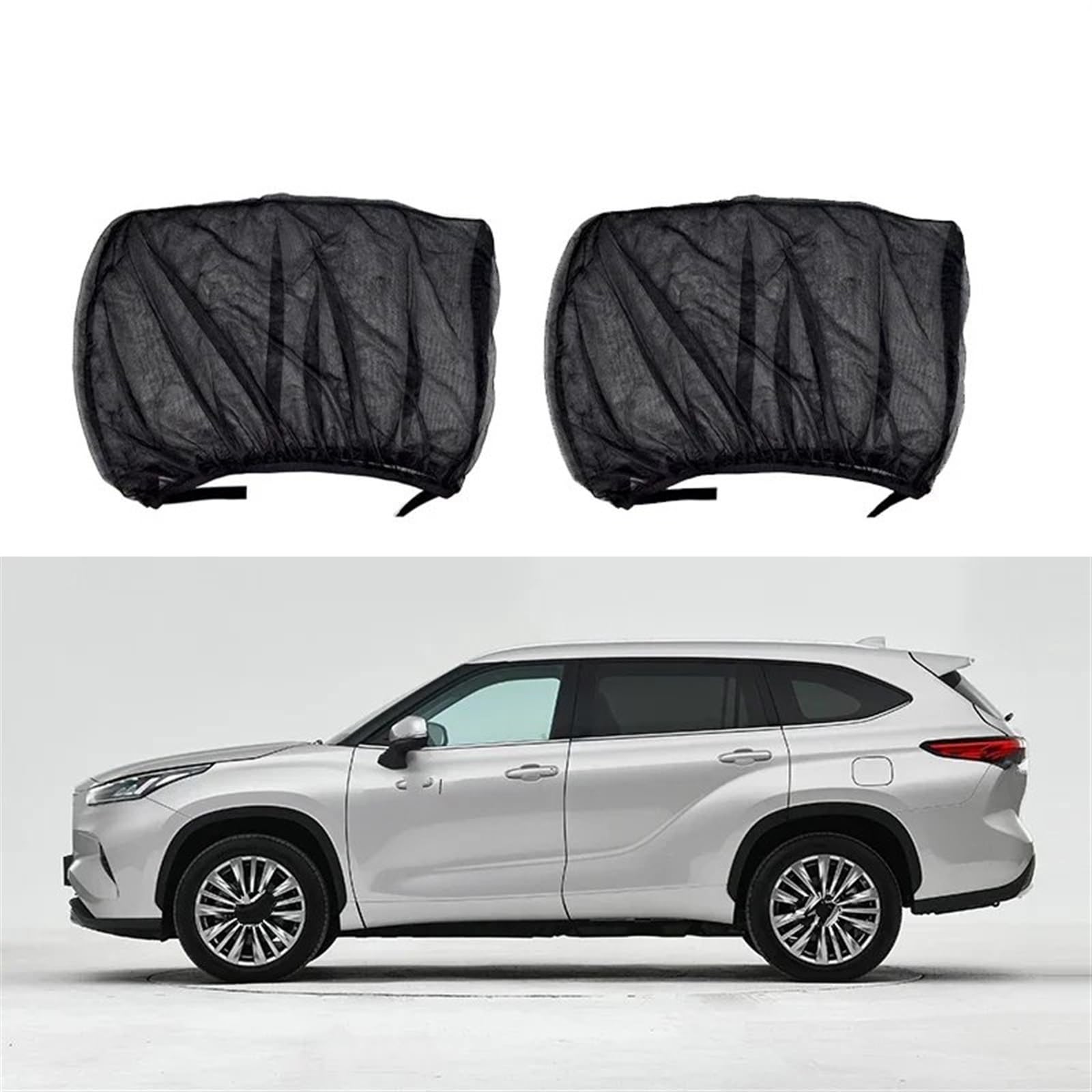 Sonnenblende Auto Moskitovorhänge Für Autos Auto Sonnenschutz Styling Zubehör Auto UV Schutz Vorhang Seitenfenster Sonnenschutz Mesh Sonnenblende Auto Sonnenshutz(SUV-Rear) von LEIFEIS