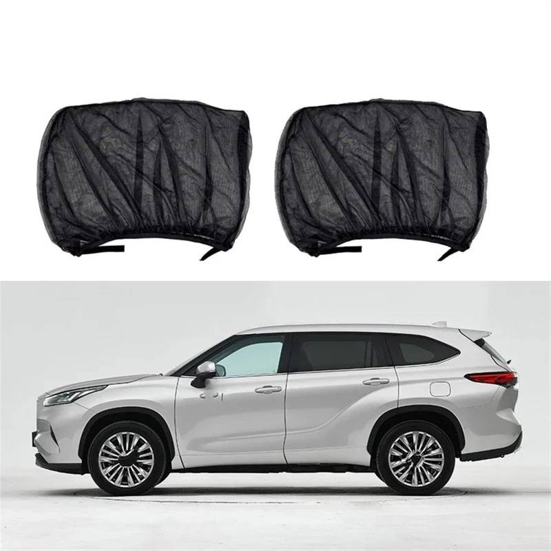 Sonnenblende Auto Moskitovorhänge Für Autos Auto Sonnenschutz Styling Zubehör Auto UV Schutz Vorhang Seitenfenster Sonnenschutz Mesh Sonnenblende Auto Sonnenshutz(SUV-Rear) von LEIFEIS