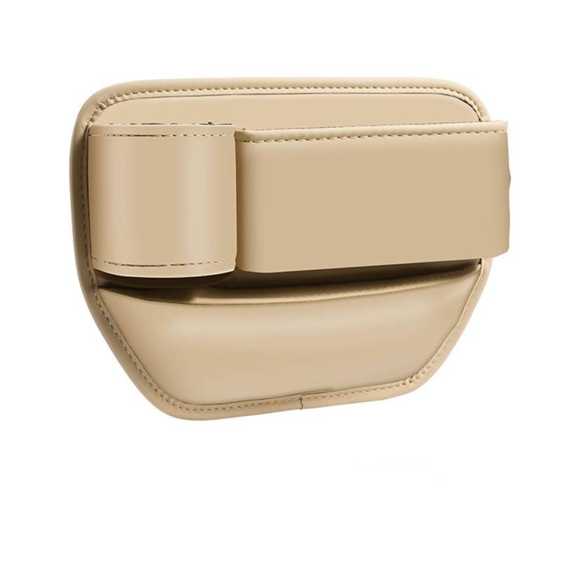 LEIHUIQIANGNIU 2 Stück Aufbewahrungsbox für Autositzlücken für SUZUK Swift 2013-, autositz Gap Organizer Storage, aufbewahrungsbox für autositz lücken,Beige von LEIHUIQIANGNIU