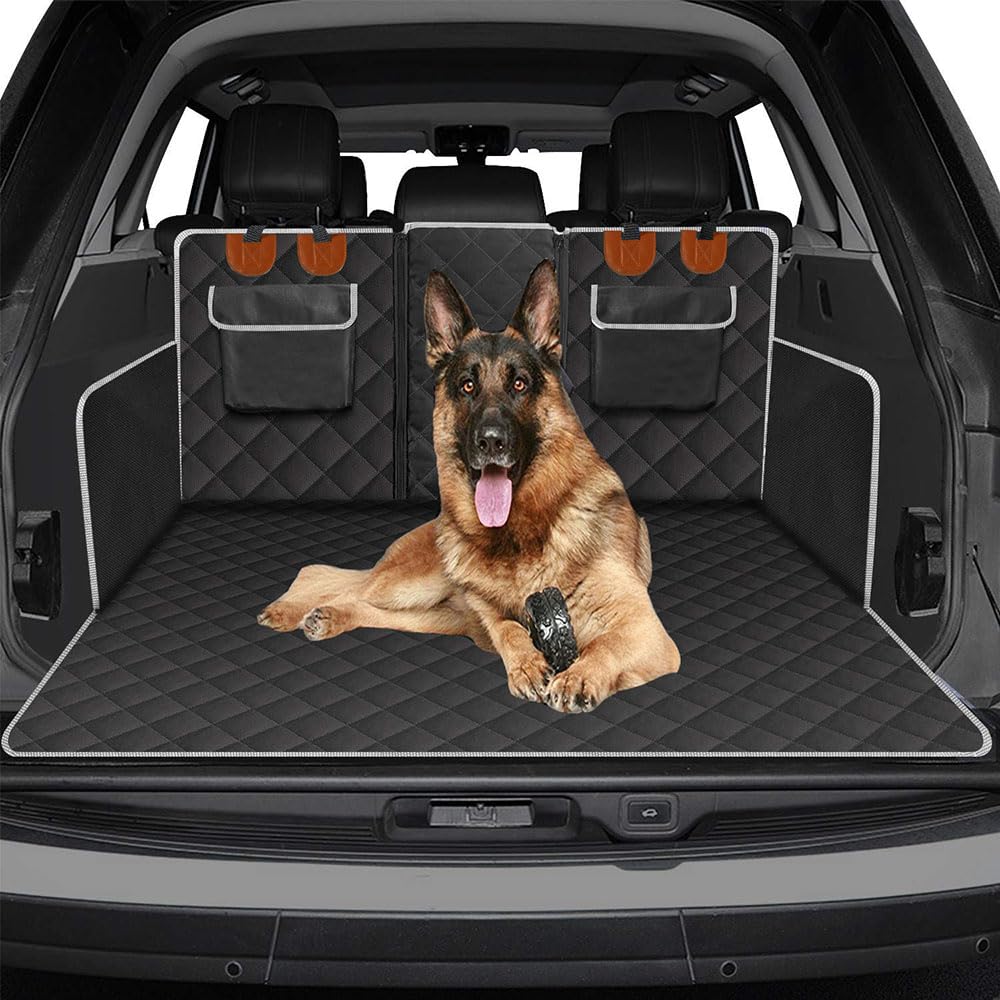 LEIHUIQIANGNIU Auto-Hundematte für FIAT 500e 332 3+1 2020, Hundedecke Auto Kofferraum Wasserdicht & Kratzfest Kofferraum Schutzmatte Hunde, Auto hundebett von LEIHUIQIANGNIU