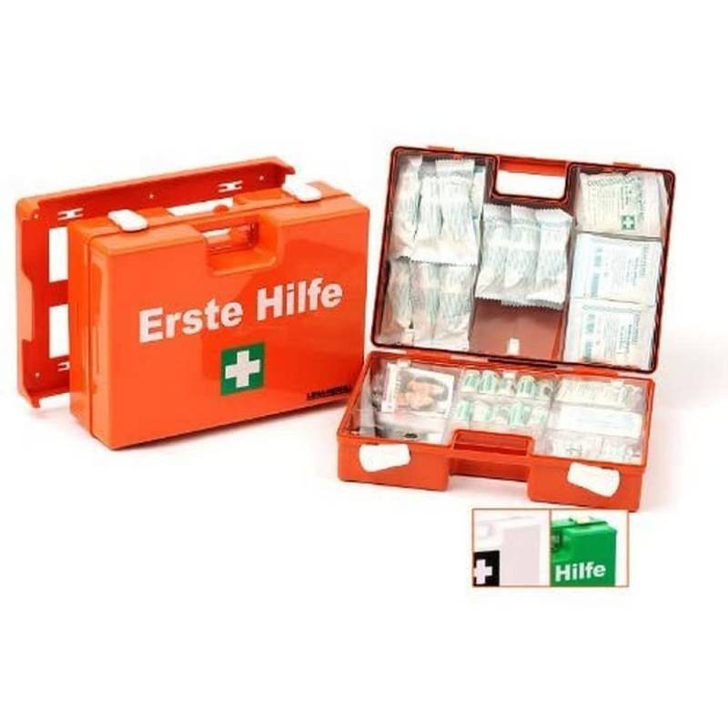 LEINA-WERKE 21090 Erste Hilfe-Koffer MAXI ohne Inhalt orange - 2-farbig, 1Stk. von LEINA-WERKE