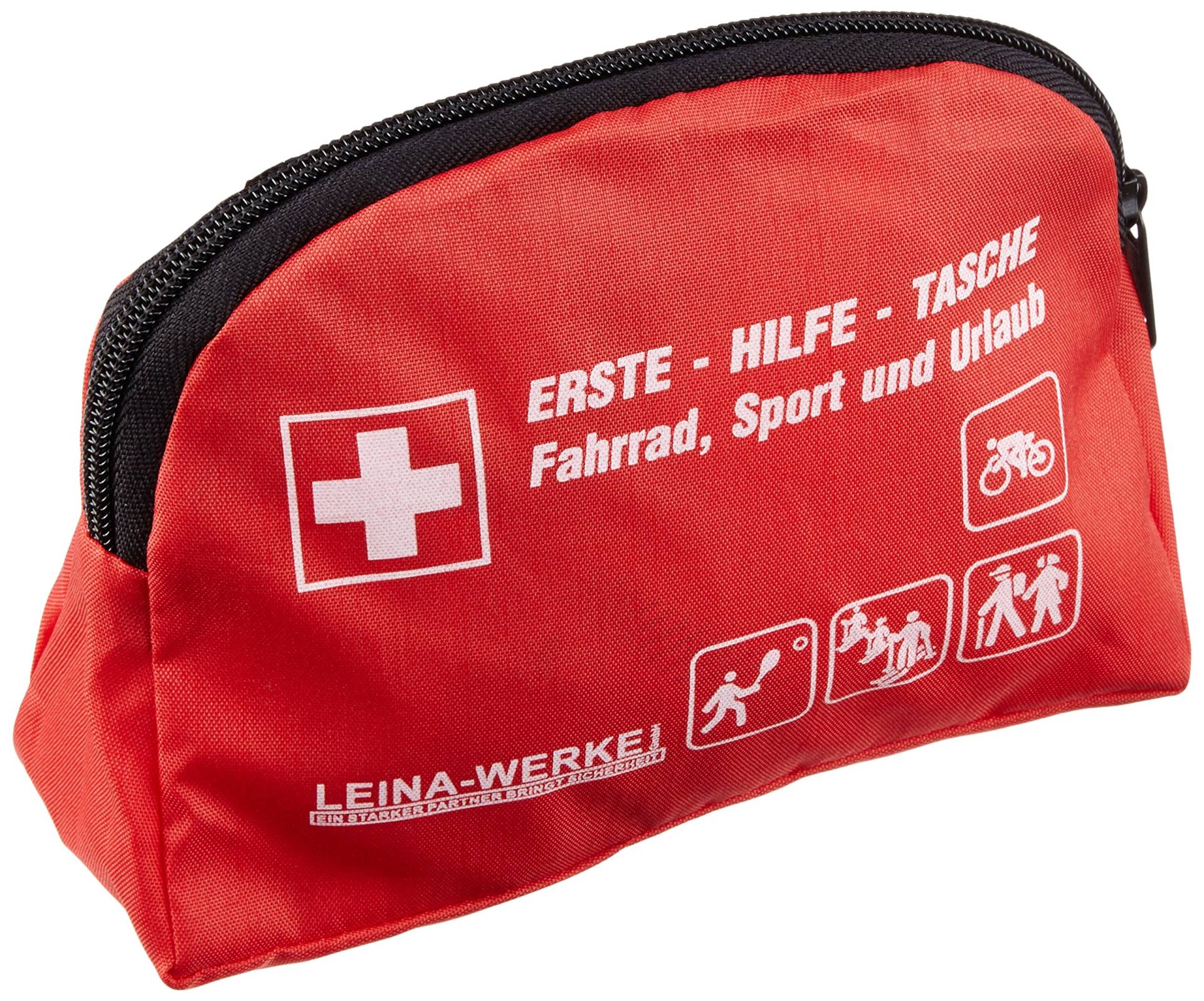 LEINAWERKE 50006 Leisure bag for cycling, sports, holidays, red, white 1 pc. von LEINA-WERKE