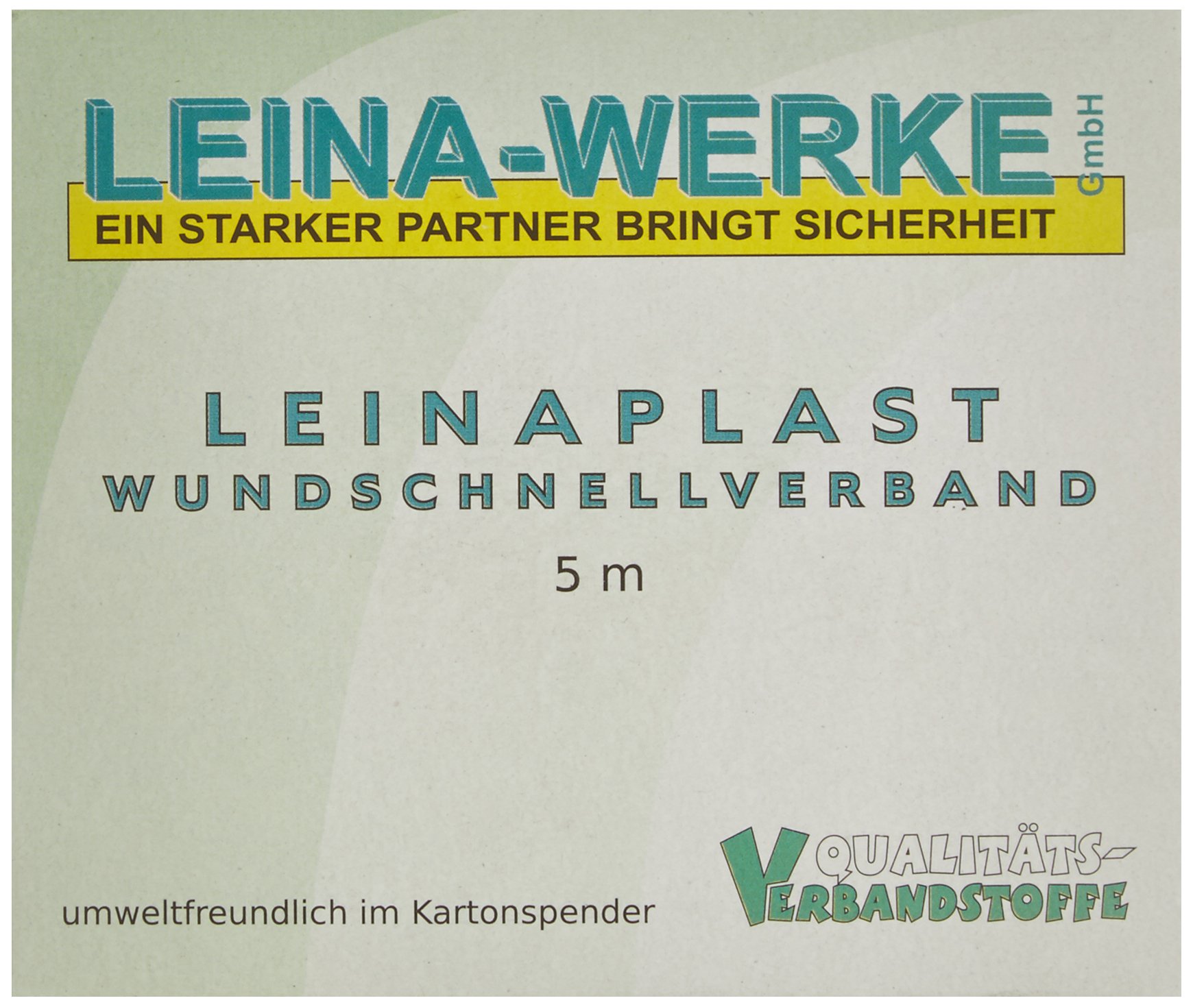 LEINAWERKE 70004 LEINAPLAST-Wundschnellverbände 5 m x 6 cm, ST, 1 Stk. von LEINA-WERKE