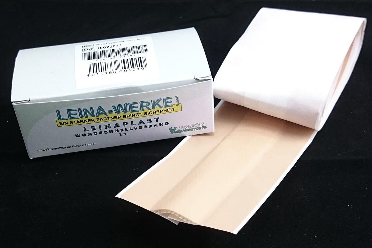 LEINAWERKE 70101 LEINAPLAST-adhesive bandages 1 m x 6 cm WF 1 pc. von LEINA-WERKE