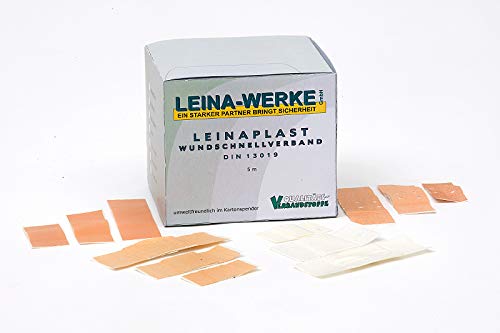 LEINAWERKE 70103 LEINAPLAST-Wundschnellverbände 5 m x 4 cm, WF, 1 Stk. von LEINA-WERKE