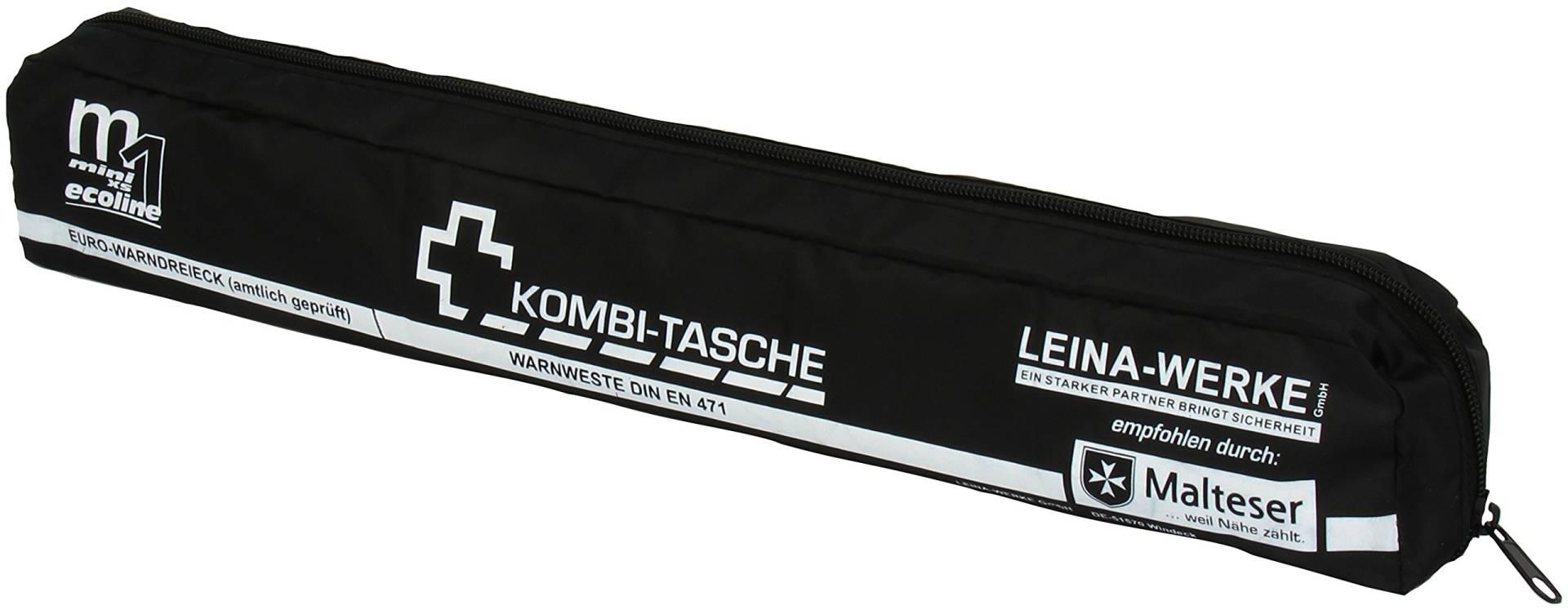 Leina-Werke 14054 Mini-Kombitasche M1 Ecoline mit Klett, XS, Schwarz/Weiß von LEINA-WERKE