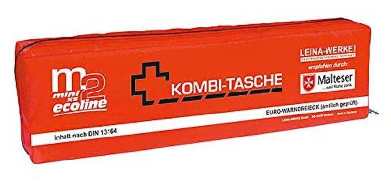 Leina-Werke 14072 Mini-Kombitasche M2 Ecoline ohne Klett, XS, Rot/Schwarz/Weiß von LEINA-WERKE