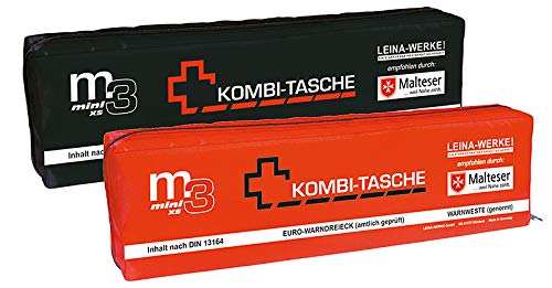 Leina-Werke 14093 Mini-Kombitasche M3 Ecoline mit Klett, XS, Blau/Weiß/Rot von LEINA-WERKE