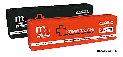 Leina-Werke 15034 Mini-Kombitasche M3 ohne Klett, Schwarz/Weiß von LEINA-WERKE