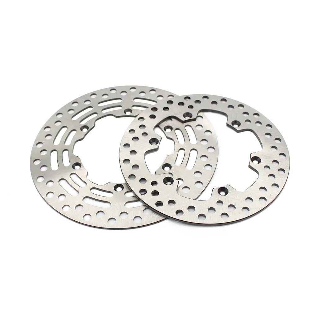 LEINOX Motorrad-Bremsscheiben Für Suzuki RM125 RM250 RMX250 KDRZ E-SS 400 Motorrad Vorne Hinten Bremsscheibe Rotor Disc Bremse Set(Front and Rear) von LEINOX