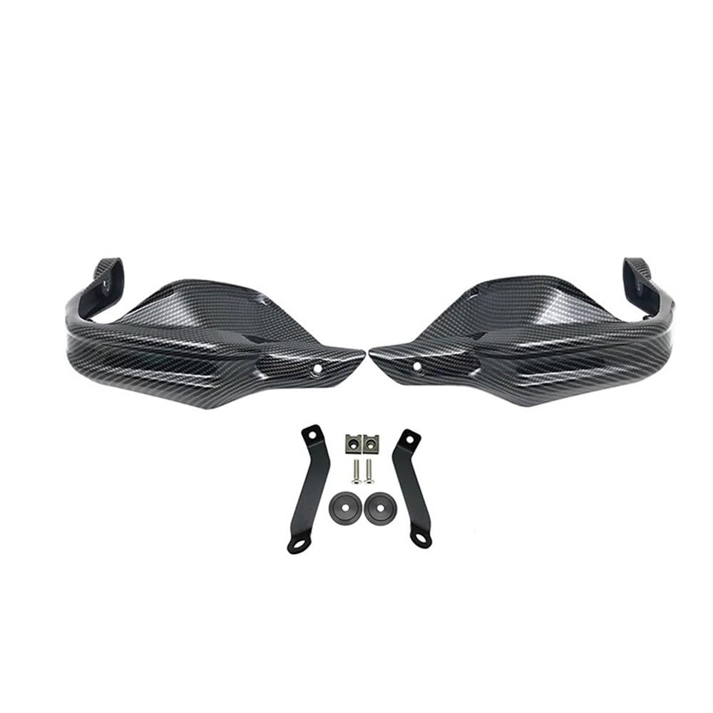 LEINOX Motorrad Handschutz Für HON&DA NC750X DCT NC750S NC700X NC 750 X 2013-2023 Motorrad Carbon Handprotektoren Schild Guards Windschutzscheibe Hand Wind Schutz(Carbon23) von LEINOX