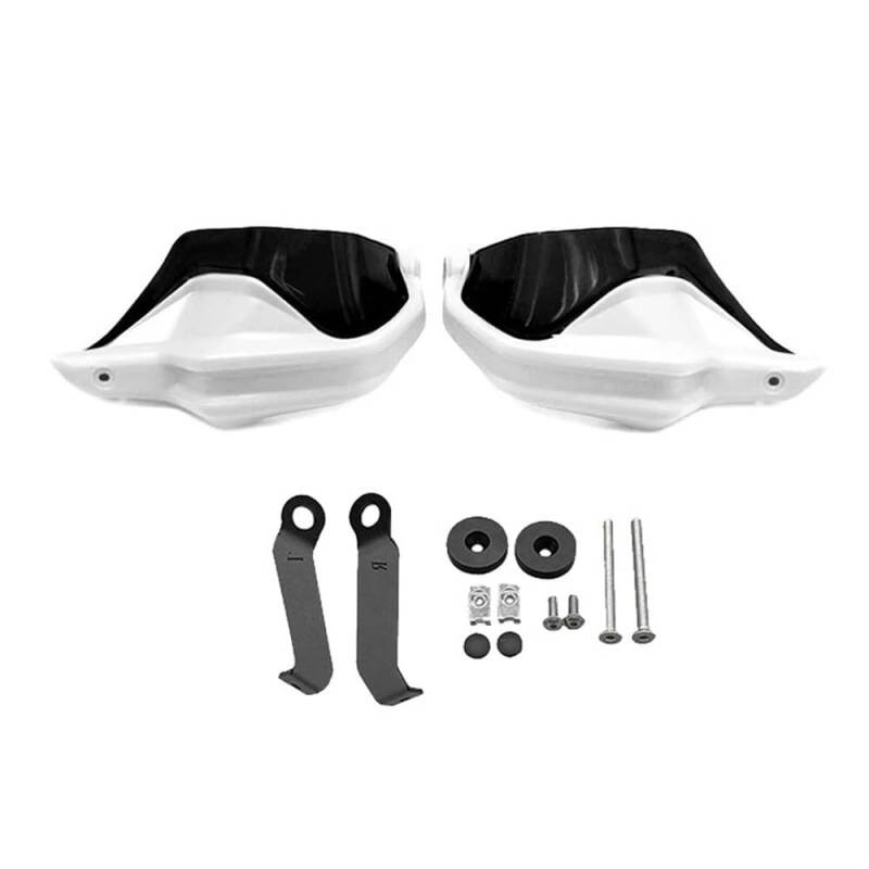 LEINOX Motorrad Handschutz Motorrad Handschutz Handschutz Windschutz Handschutz Abdeckung Für H&onda CB 500X C B500 X NC750X NC 750 X 2013-2021(White4) von LEINOX