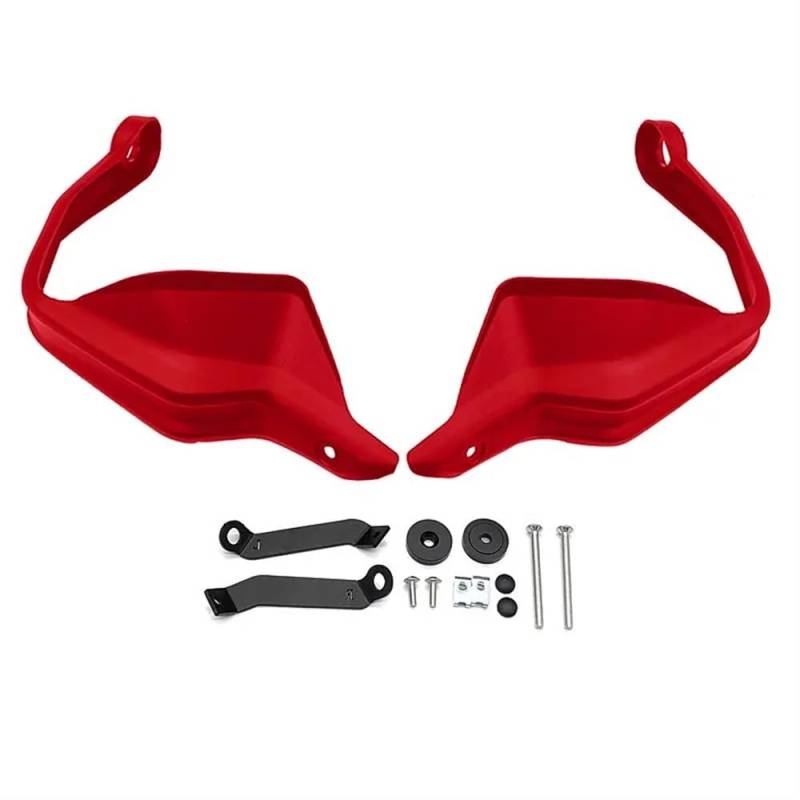 LEINOX Motorrad Handschutz Motorrad Handschutz Handschutz Windschutz Handschutz Abdeckung Für Ho&nda CB 500X C B500 X NC750X NC750 X 2013-2021(Red55) von LEINOX