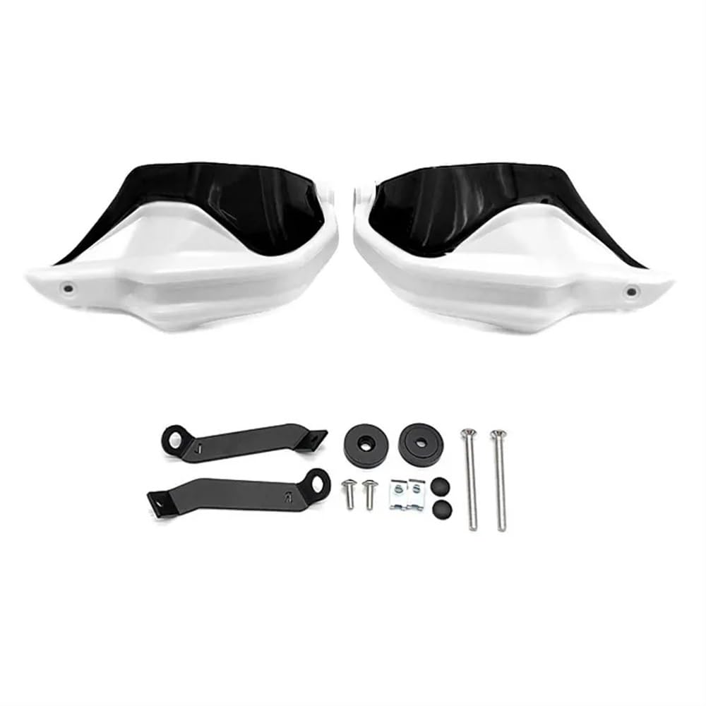 LEINOX Motorrad Handschutz Motorrad Handschutz Handschutz Windschutz Handschutz Abdeckung Für Ho&nda CB 500X C B500 X NC750X NC750 X 2013-2021(White17) von LEINOX