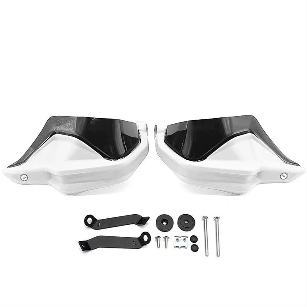 LEINOX Motorrad Handschutz Motorrad Handschutz Schild Handschutz Schutz Windschutzscheibe Passend Für HO&NDA CB 500 X/F CB500X CB500F CB400X CB400F 2013-2021(White Black17) von LEINOX