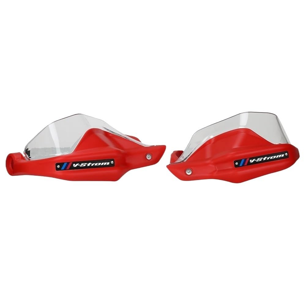 LEINOX Motorrad Handschutz Motorrad-Handschutz-Schutz, Winddichter Lenker-Handschutz, Schutz Für Suzuki DL250 GW250(DL250 red) von LEINOX