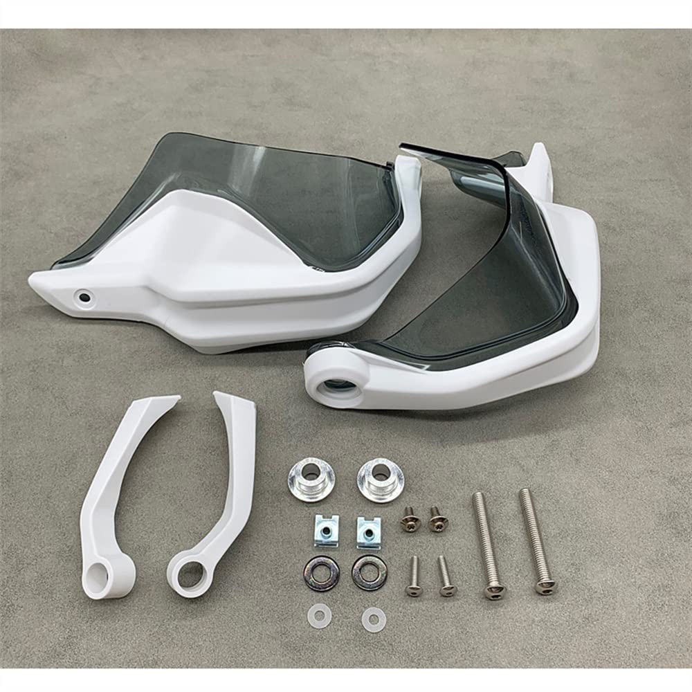 LEINOX Motorrad Handschutz Motorrad Zubehör Windschutzscheibe Für B&MW S1000XR S1000 XR 2016 2017 2018 2019 2020 2021 Handschutz Hand Schild Schutz(White48) von LEINOX