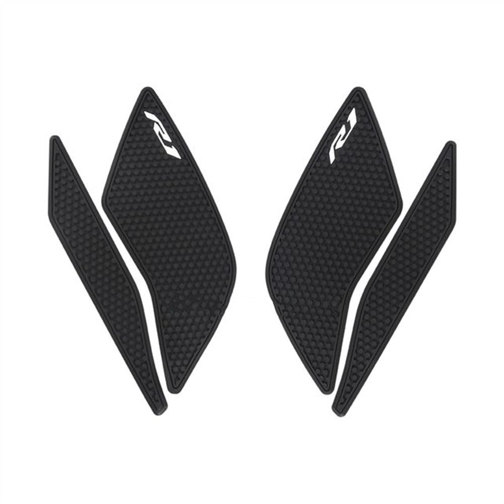 LEINOX Motorrad-Tankaufkleber Für Y&AMAHA YZF R1 R1M YZFR1 YZF-R1 2015-2021 Motorrad Seite Kraftstoff Pads Schutz Aufkleber Aufkleber Gas Knie Grip traktion Pad von LEINOX