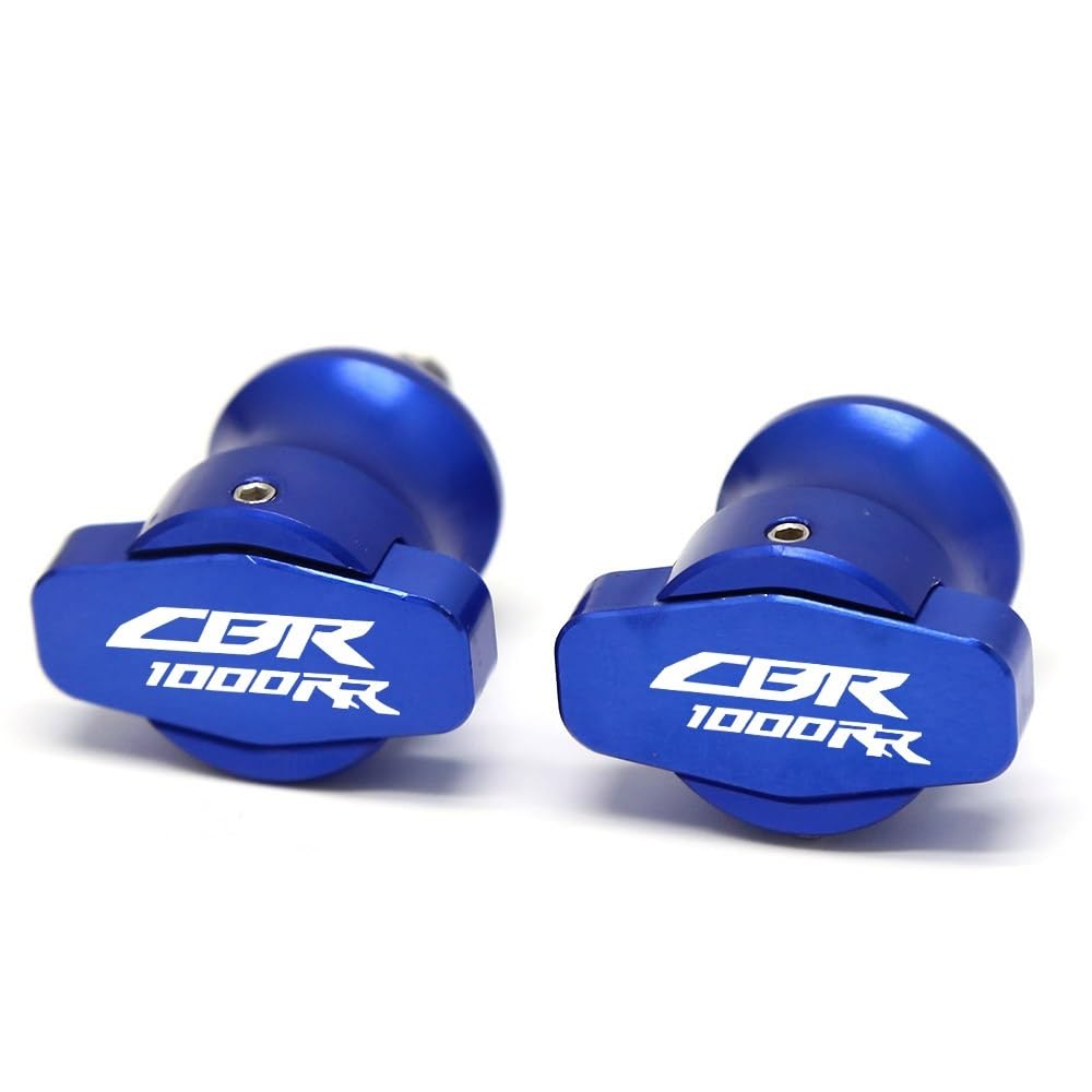 LEINOX Rocker trägt 8MM Motorradzubehör Ständer Schrauben Schwingenarm Schwingenspulen Schieber Für H&ONDA CBR1000RR CBR 1000RR FIREBLADE/SP 2004-2019(8MM-Blue) von LEINOX