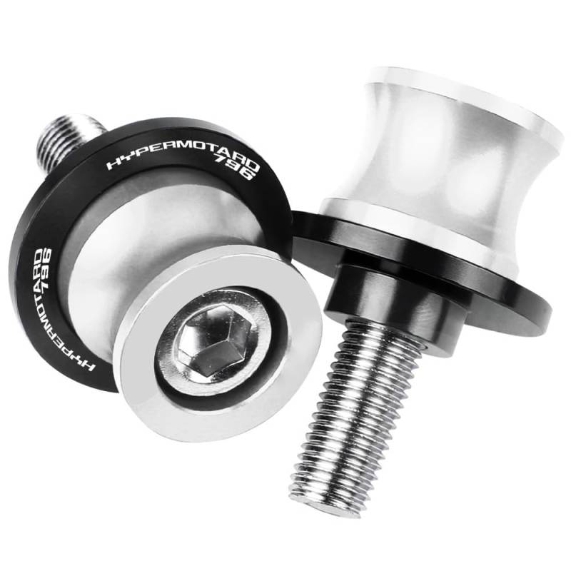 LEINOX Rocker trägt Motorrad 8MM Schwinge Spulen Stand Schrauben Slider Für D&UCATI Hypermotard 796 2010-2020 2019 2018 2017 2016(8MM 9) von LEINOX