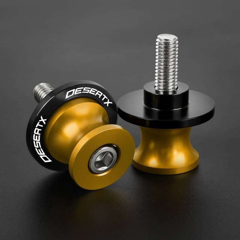 LEINOX Rocker trägt Motorrad Zubehör CNC Aluminium Hinterradschwinge Spool Slider Stand Schrauben 8 MM Für D&UCATI Desert-X 2022 2023(8MM 0) von LEINOX