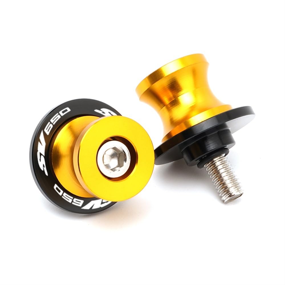 LEINOX Rocker trägt Motorrad Zubehör Schwinge Spulen Slider Schrauben 8MM Schrauben Abdeckung Ständer Für Suzuki Sv650 Sv650s 999-2022 2023(8mm/9) von LEINOX