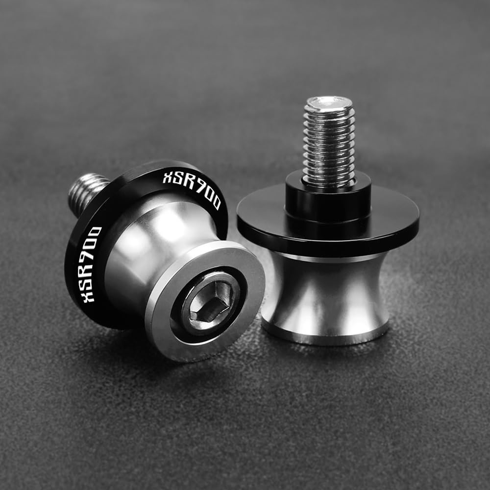 LEINOX Rocker trägt Motorrad Zugänglich Für Y&AMAHA Xsr900 2016 2017 2018 2019-2022 2023 6 MM Schwinge Spulen Hinten Ständer Schrauben Sliders Zubehör(6MM-2) von LEINOX