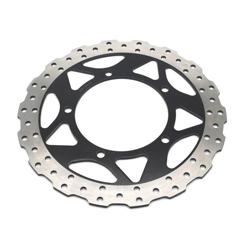 Motorrad-Bremsscheiben Für KLE 300 Für KLE300 Für Versys-X 300 2017 2018 2019 2020 Motorrad Vorne Hinten Bremsscheibe Rotor(Front Brake Disc silver black) von LEINOX