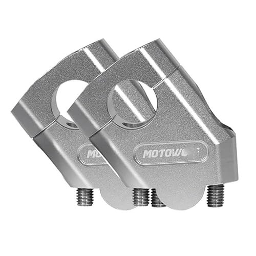 Motorrad Lenker Riser Motorrad 22mm 28mm Lenker Erhöhung Riser Bar Clamp Halterung Für KA&WA&SAKI Für Suzuki Für H&ONDA Für D&UCATI(22mm 1) von LEINOX