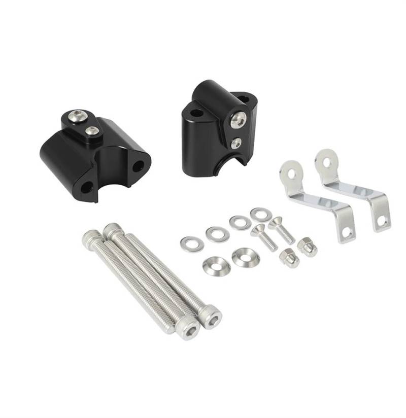 Motorrad Lenker Riser Motorrad Lenker Riser Bar Montieren Griff Klemme Montage Lift Clamp Adapter Für B&MW R18 2020-2022 2021(3) von LEINOX